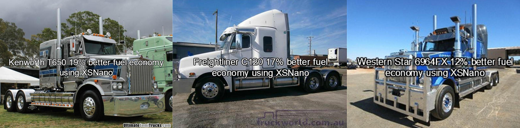 XSNANO dramatically improves fuel economy in trucks