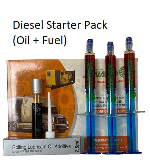 diesel fuel and oil starter pack